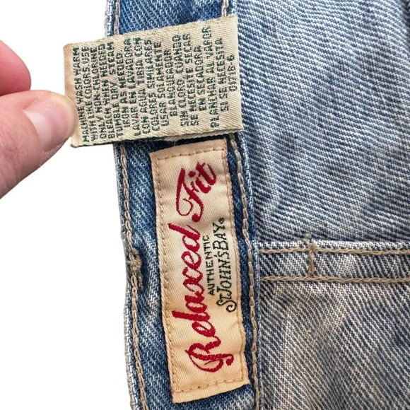 VINTAGE 90's St. John's Bay Relaxed Fit High Rise Mom Jeans Hipster Straight Leg - Picture 6 of 7